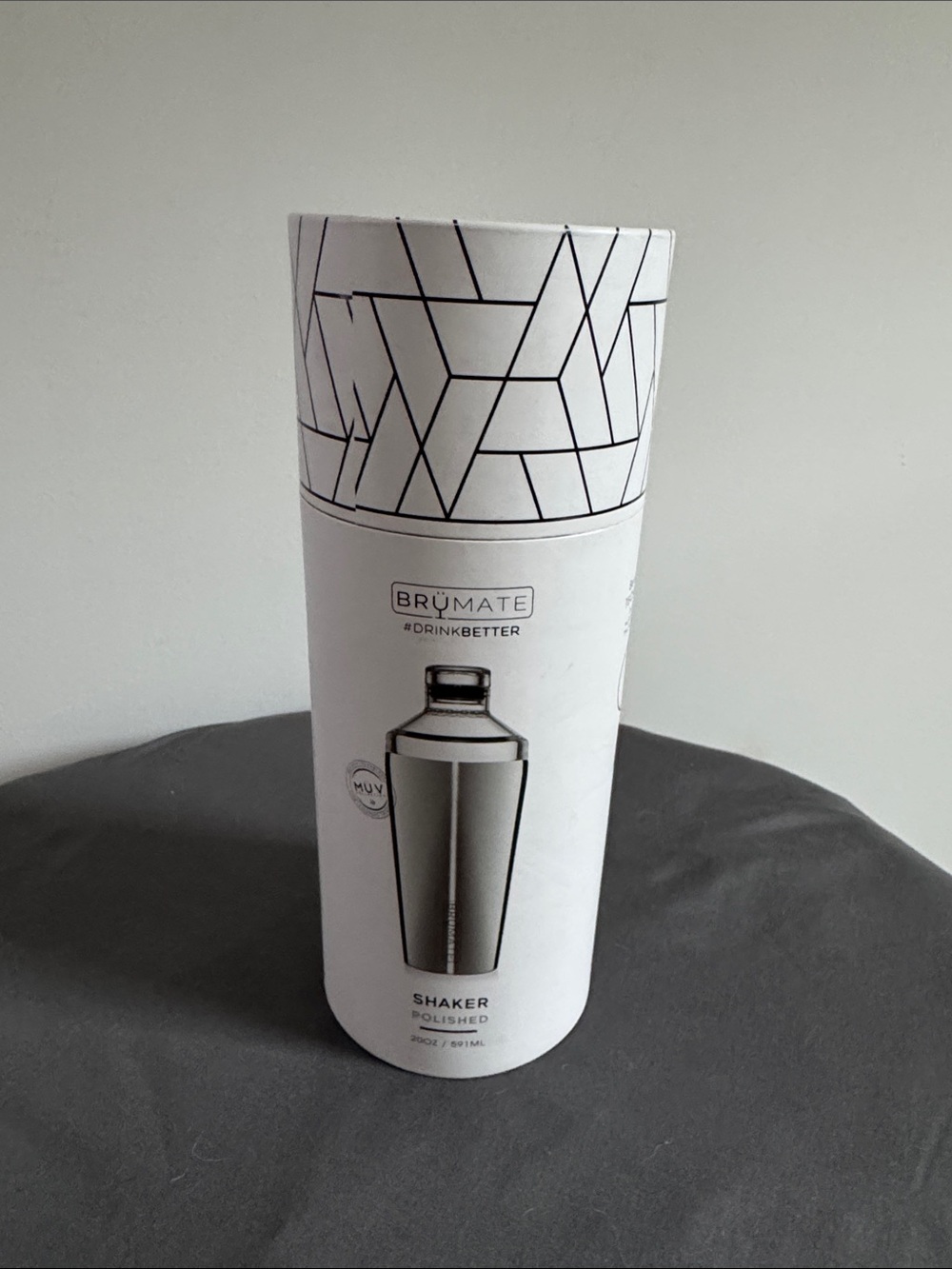 BrüMate Polished Cocktail Shaker — Silver Finish - Picture 2 of 5